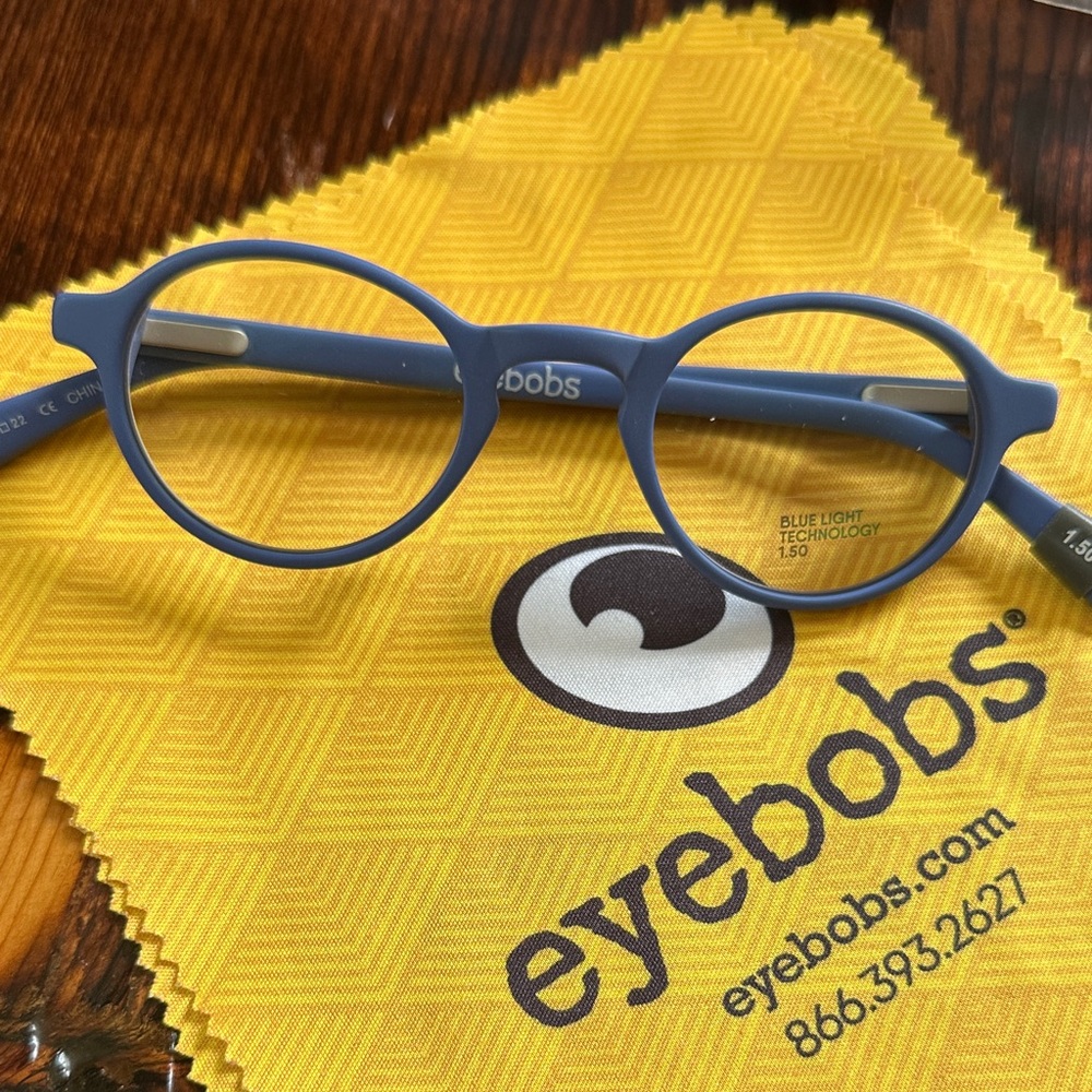 Eyebobs Blue Round 1.5 READERS